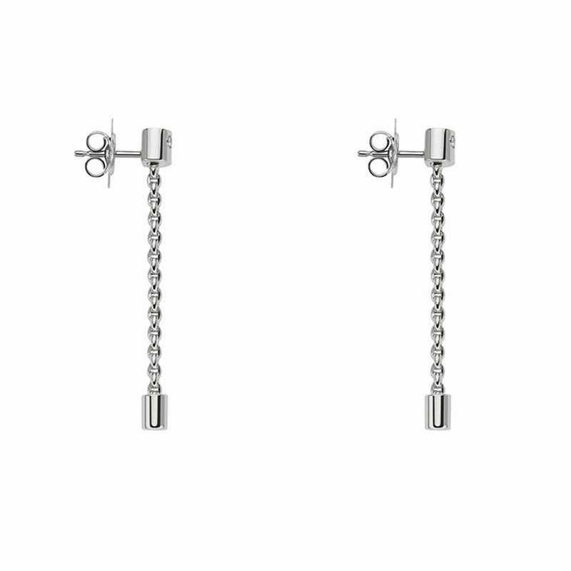 Fope Aria 18ct White Gold 0.09ct Diamond Pendant Earrings