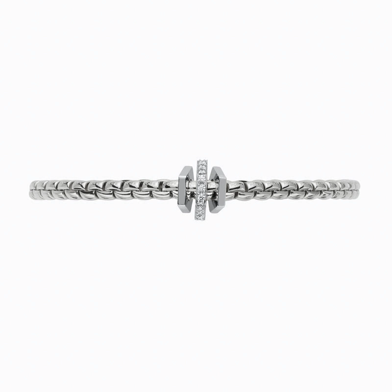 Fope Eka 18ct White Gold 0.15ct Diamond Bracelet