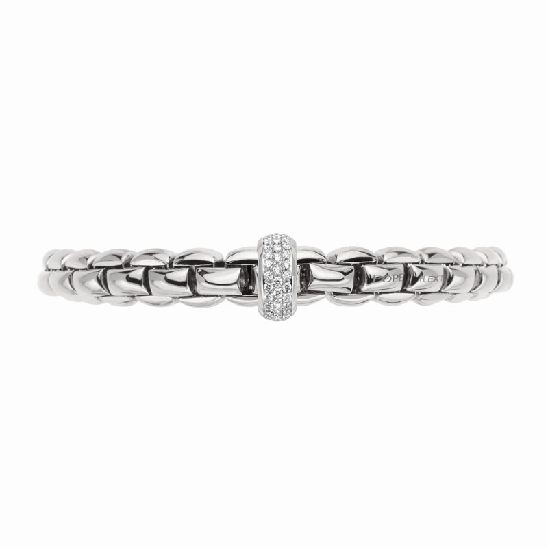 Fope Eka 18ct White Gold 0.58ct Diamond Bracelet