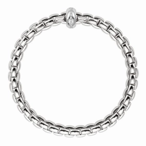 Fope Eka Anniversario 18ct White Gold 0.13ct Diamond Bracelet