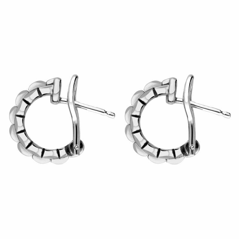 Fope Eka Tiny 18ct White Gold Hoop Earrings
