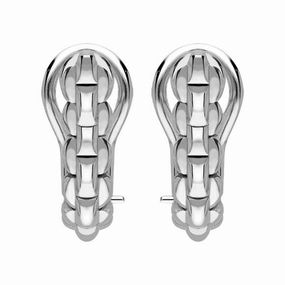 Fope Eka Tiny 18ct White Gold Hoop Earrings