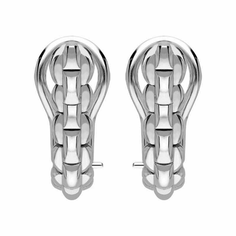 Fope Eka Tiny 18ct White Gold Hoop Earrings