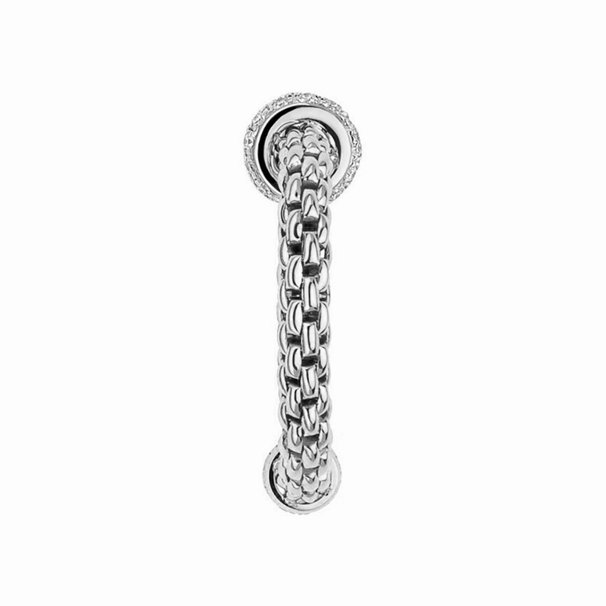 Fope Flex'it Prima 18ct White Gold 0.18ct Diamond Ring