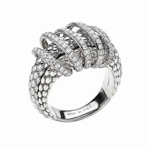 Fope Mialuce 18ct White Gold 0.70ct Diamond Ring