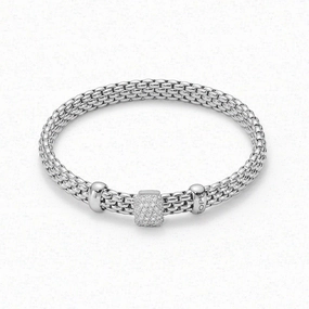 Fope Vendome 18ct White Gold 0.41ct Diamond Bracelet