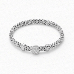 Fope Vendome 18ct White Gold 0.41ct Diamond Bracelet