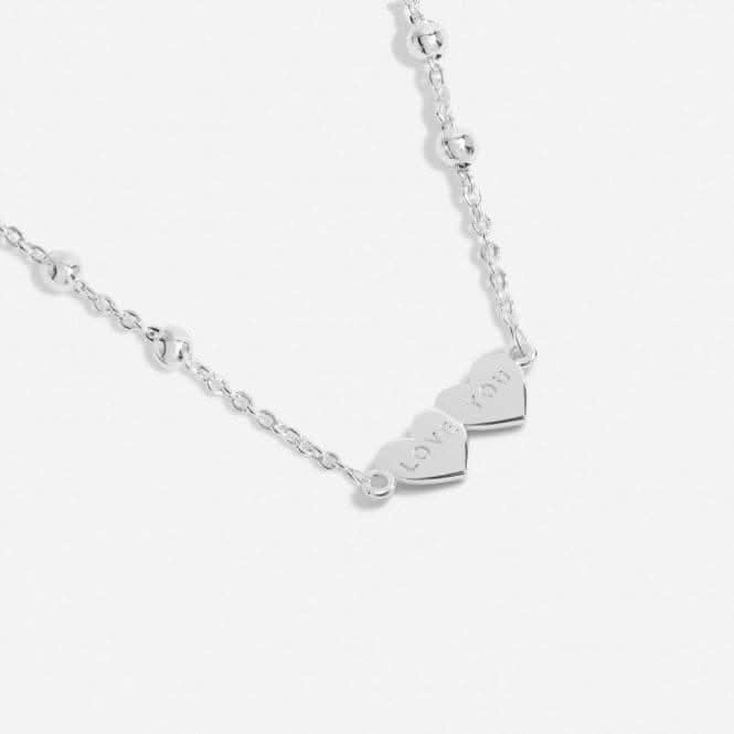 Forever I Love You Silver Plated 46cm   5cm Necklace 6733