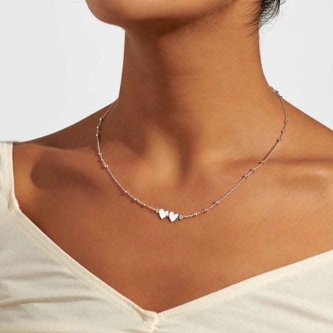 Forever I Love You Silver Plated 46cm   5cm Necklace 6733