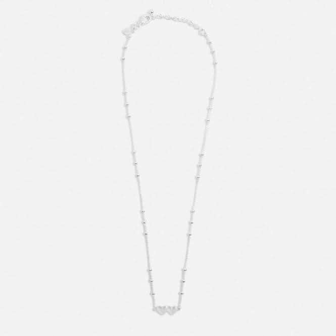 Forever I Love You Silver Plated 46cm   5cm Necklace 6733