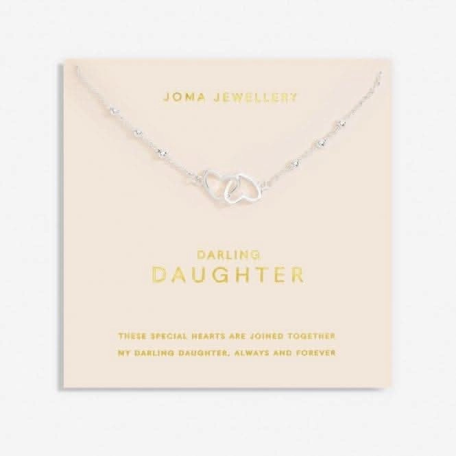 Forever Yours Darling Daughter Silver Plated 46cm   5cm Necklace 6716