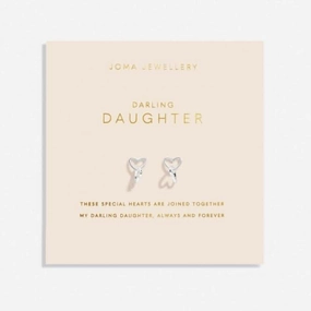Forever Yours Darling Daughter Silver Plated Earrings 6765