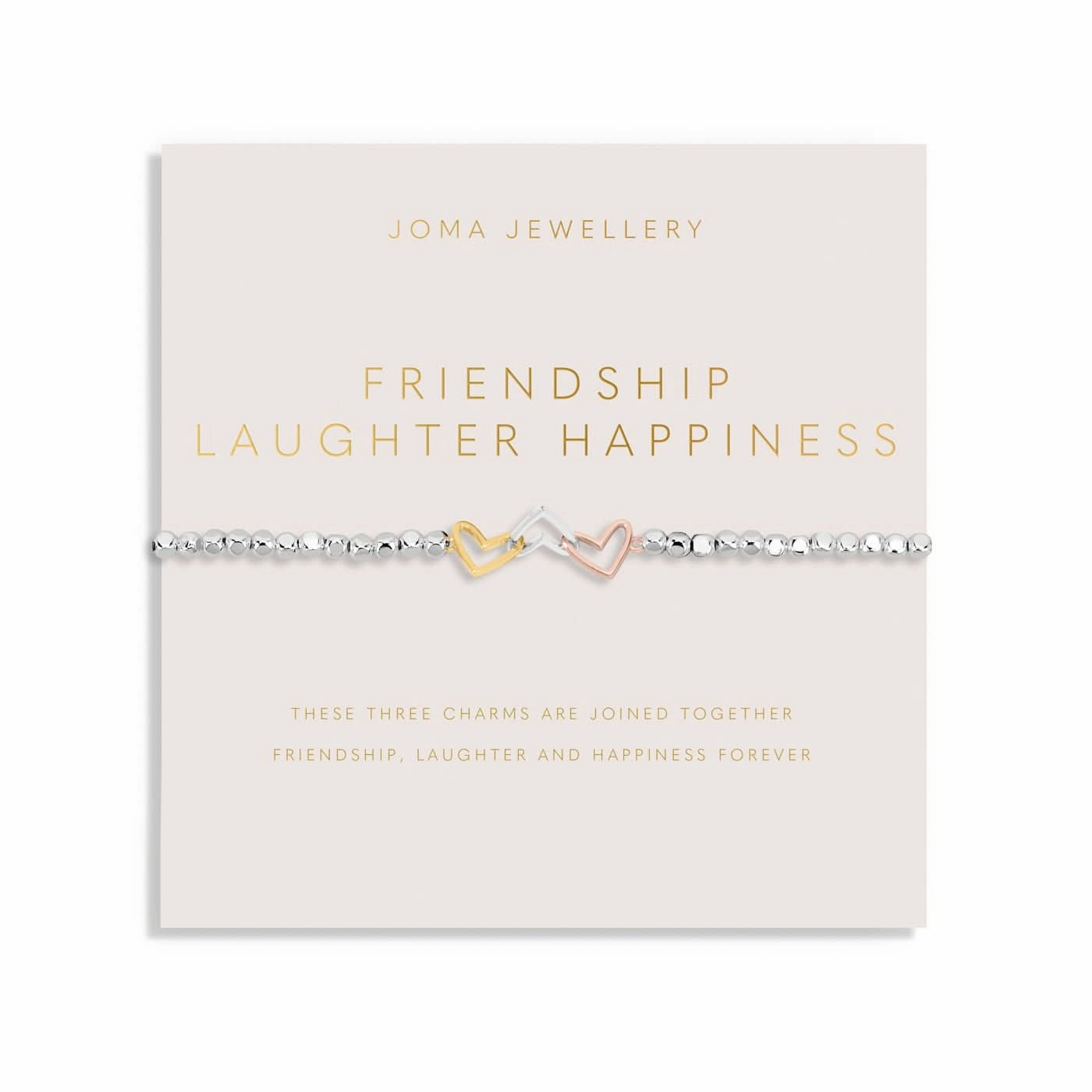 Forever Yours Friendship Laughter Happiness Bracelet 8278