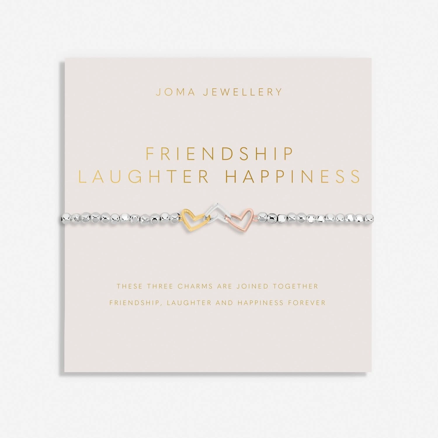 Forever Yours Friendship Laughter Happiness Bracelet 8278