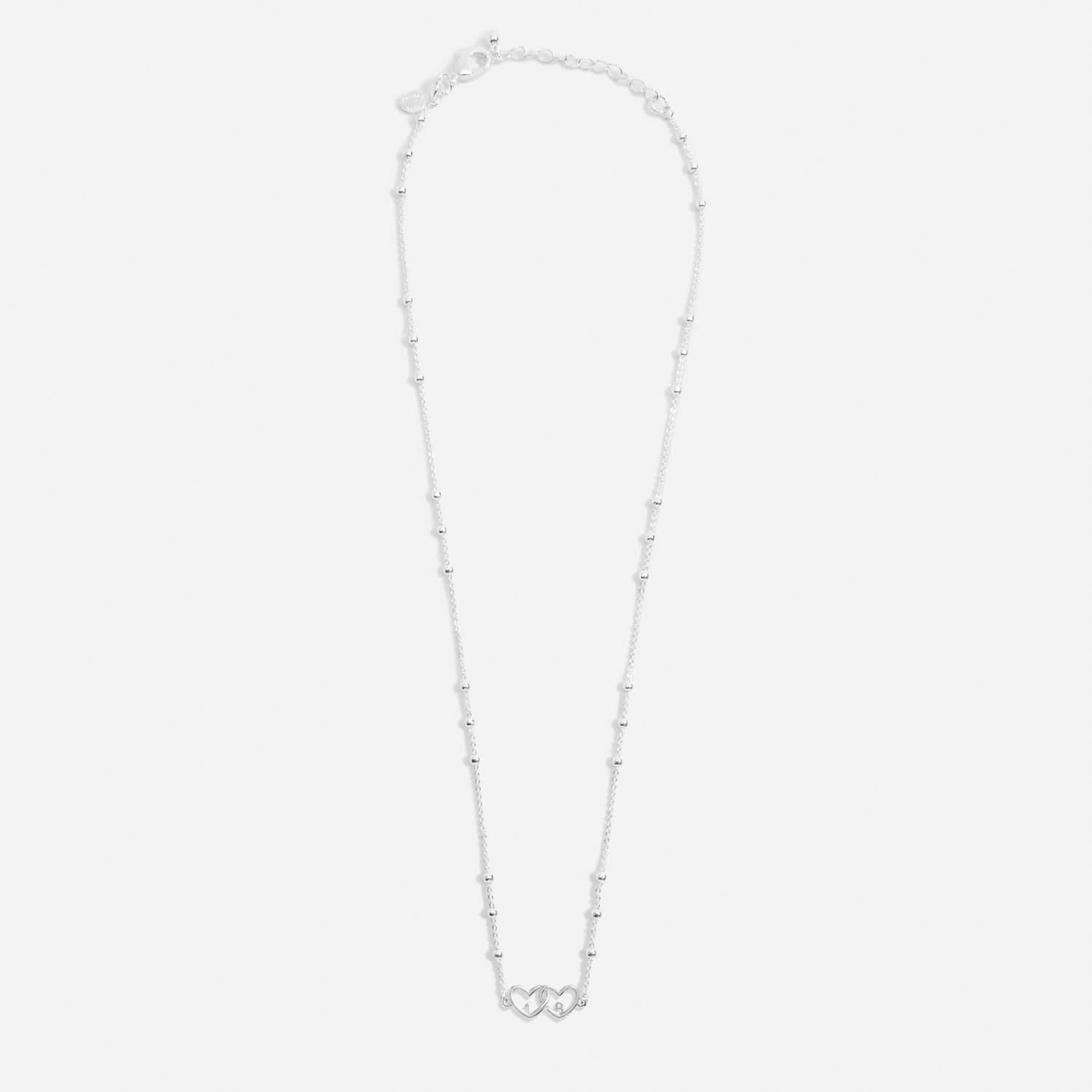 Forever Yours Happy 18th Birthday Silver Plated Necklace 7492