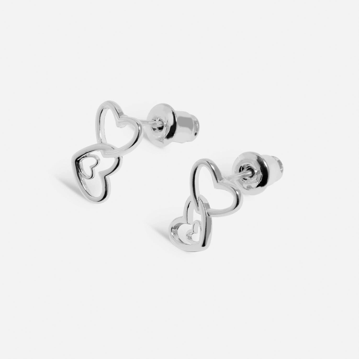 Forever Yours Happy 21st Birthday Silver Plated Earrings 7512