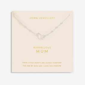 Forever Yours Marvellous Mum Silver Plated 46cm   5cm Necklace 6712