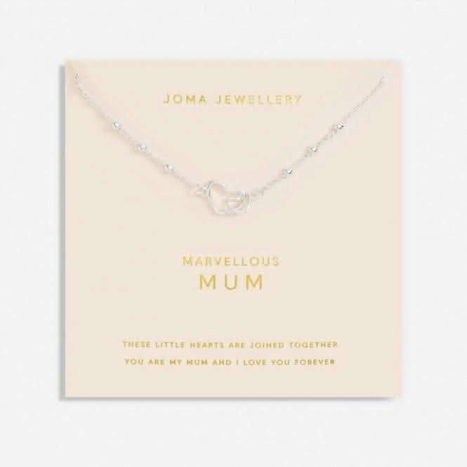 Forever Yours Marvellous Mum Silver Plated 46cm   5cm Necklace 6712