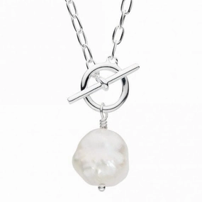 Fresh Water Pearl T-Bar Necklace 97737FP