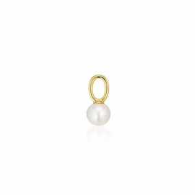 Freshwater PearlPerla Uno Earring Charm SJ-CH2378-P-YG