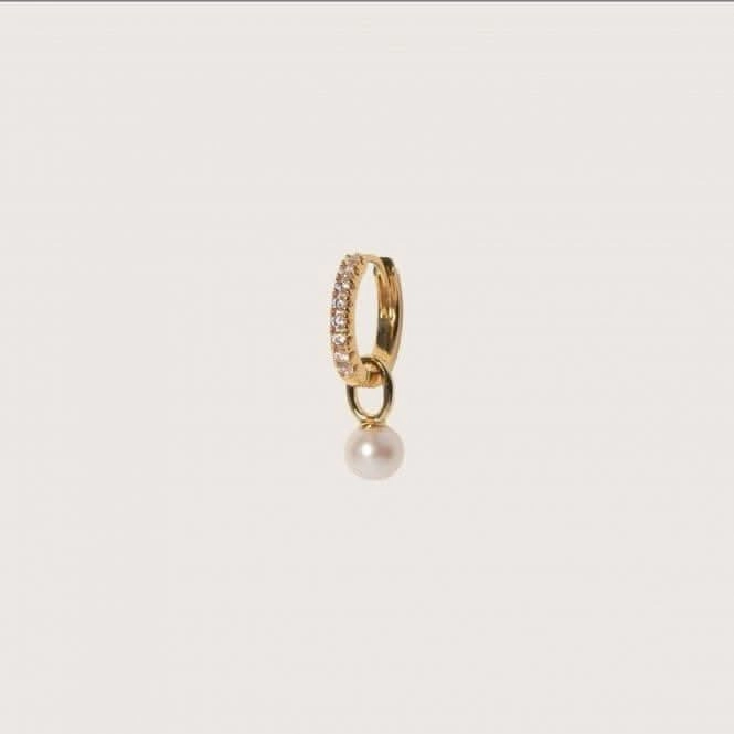 Freshwater PearlPerla Uno Earring Charm SJ-CH2378-P-YG