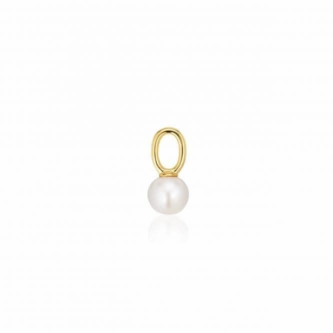 Freshwater PearlPerla Uno Earring Charm SJ-CH2378-P-YG