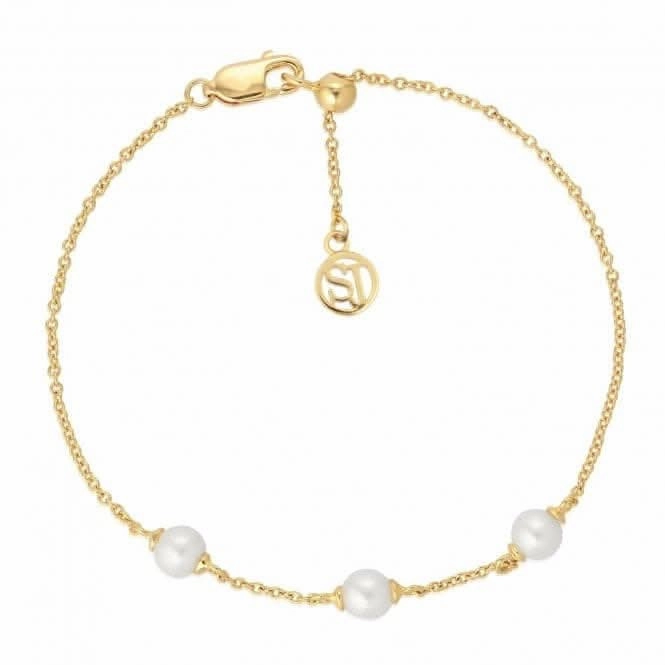 Freshwater Pearls Padua Tre Bracelet SJ-B22225-P-YG