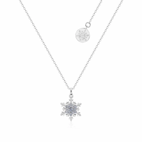 Frozen - Elsa Snowflake - Necklace & Stud Earring