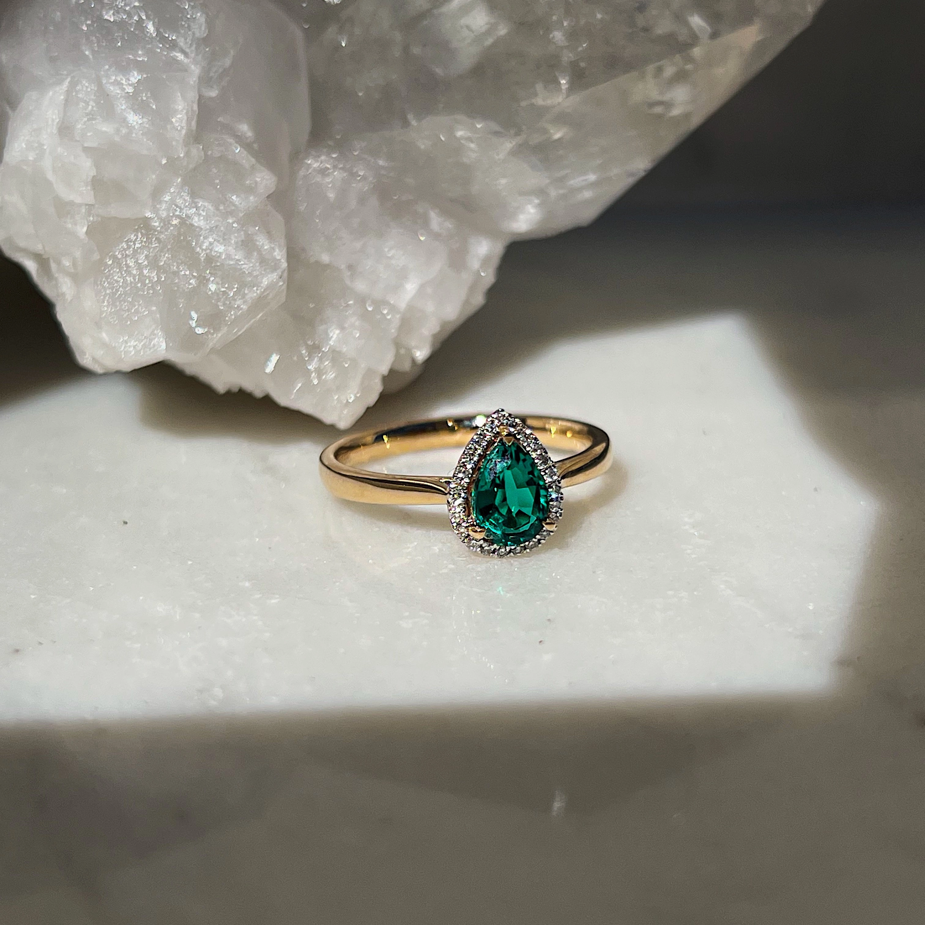 Genevieve Emerald Ring