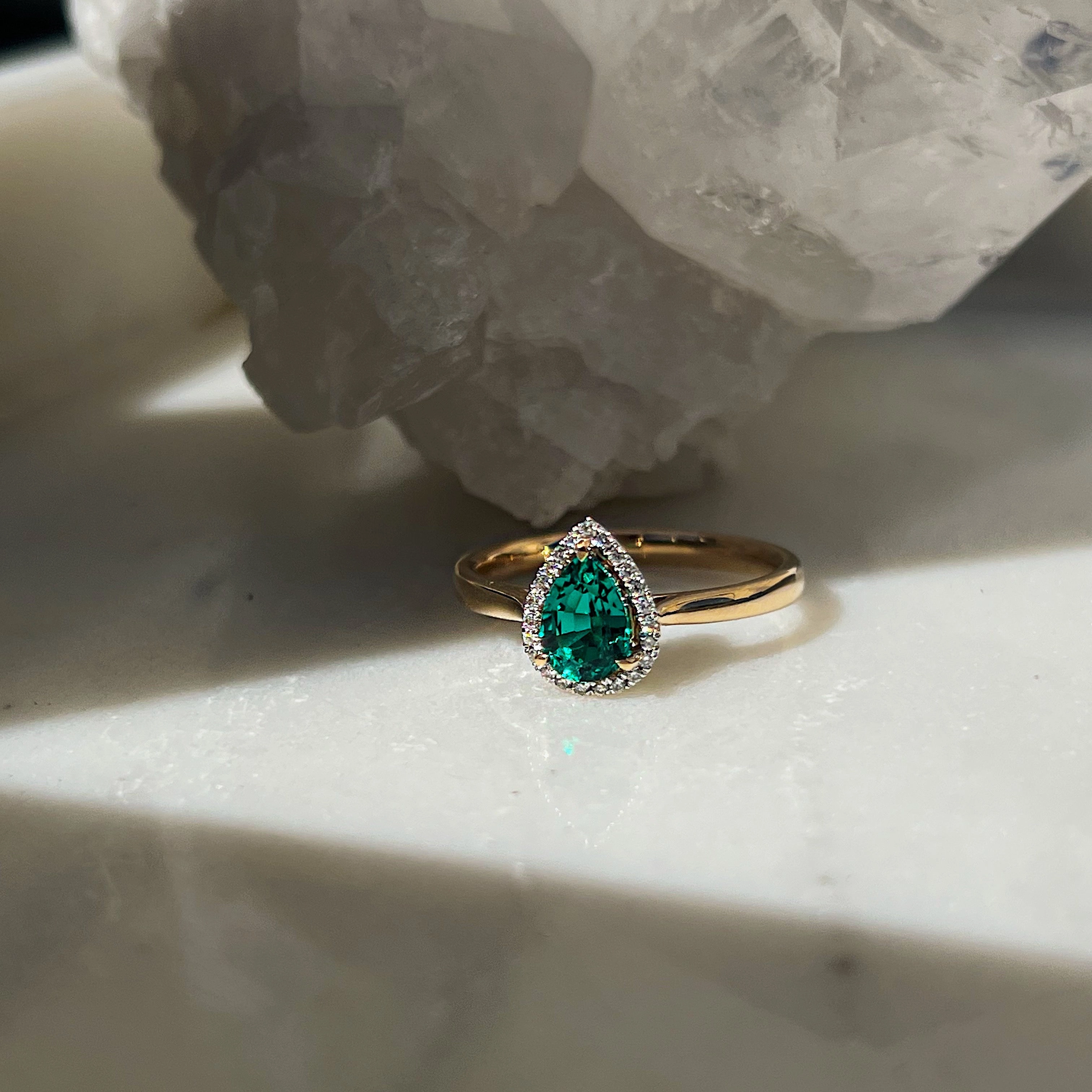 Genevieve Emerald Ring
