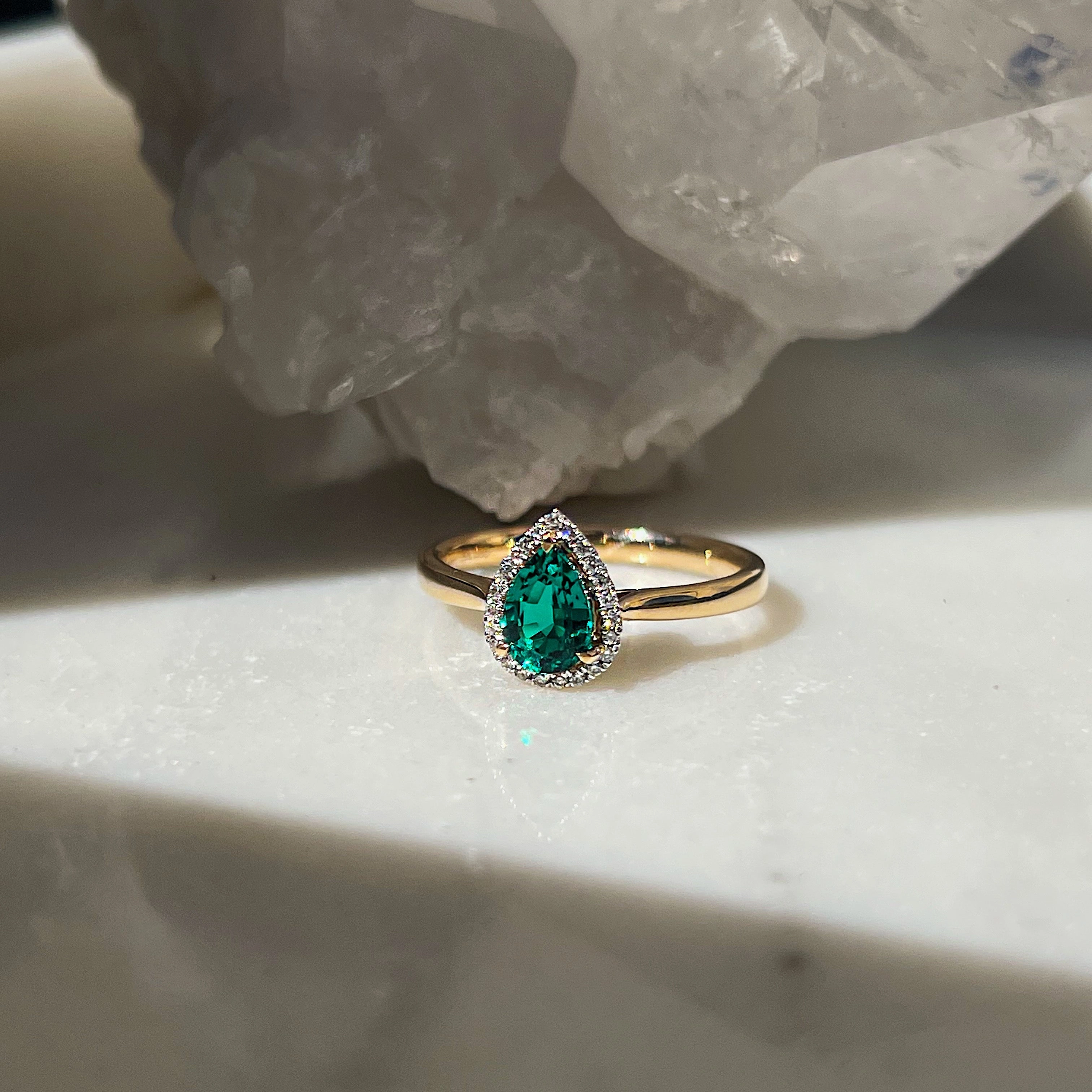 Genevieve Emerald Ring