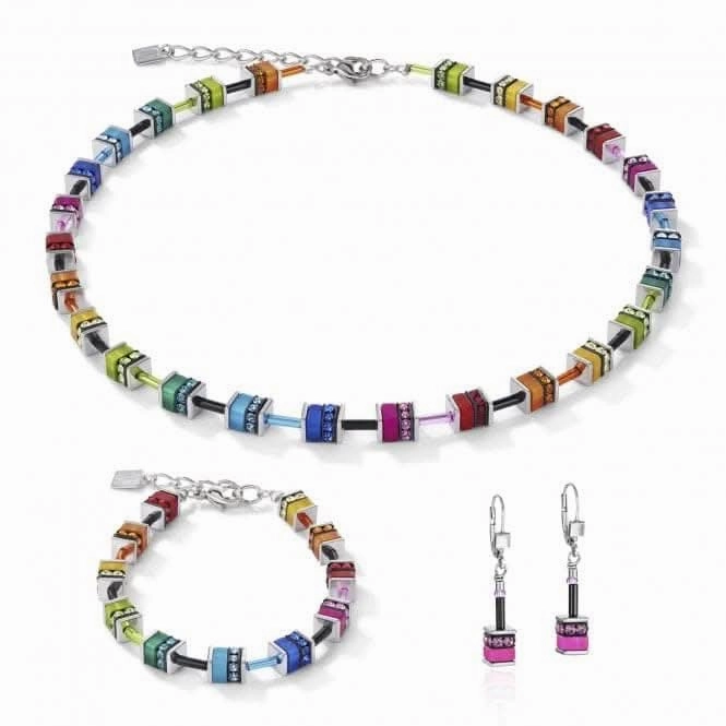 GeoCUBE Classic Polaris & Rhinestone Multicolour Bracelet 4409/30-1500