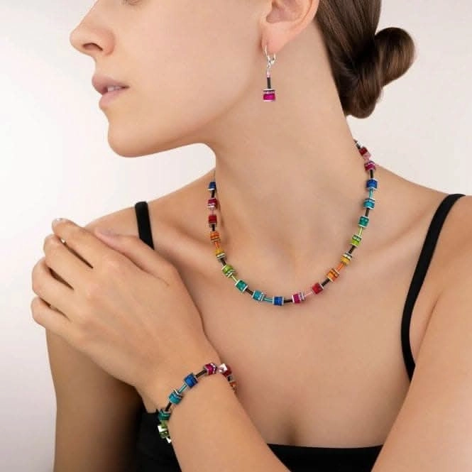 GeoCUBE Classic Polaris & Rhinestone Multicolour Bracelet 4409/30-1500