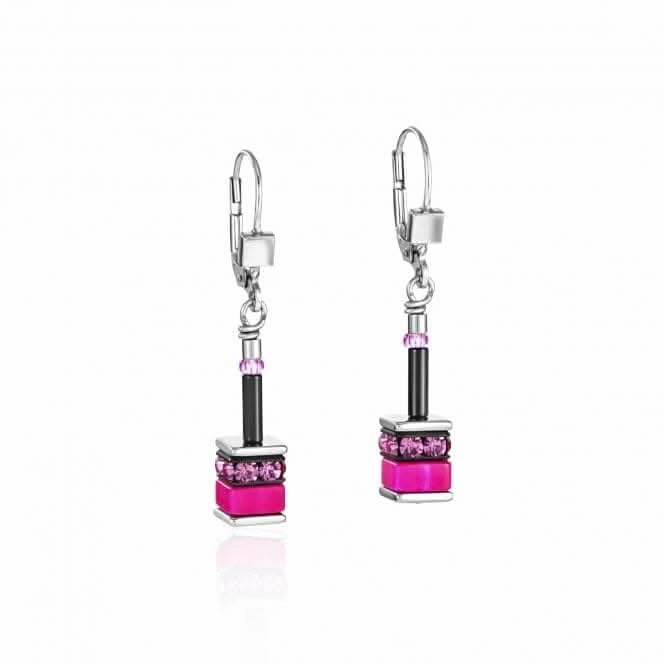 GeoCUBE Classic Polaris & Rhinestone Multicolour Earrings 4409/20-1500