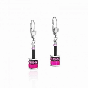 GeoCUBE Classic Polaris & Rhinestone Multicolour Earrings 4409/20-1500