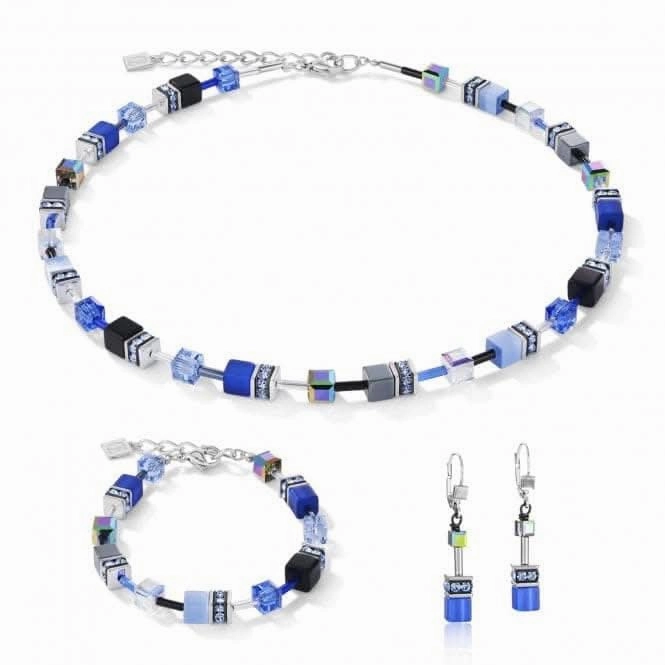 GeoCUBE Cobalt Blue Earrings 4014/20-0712