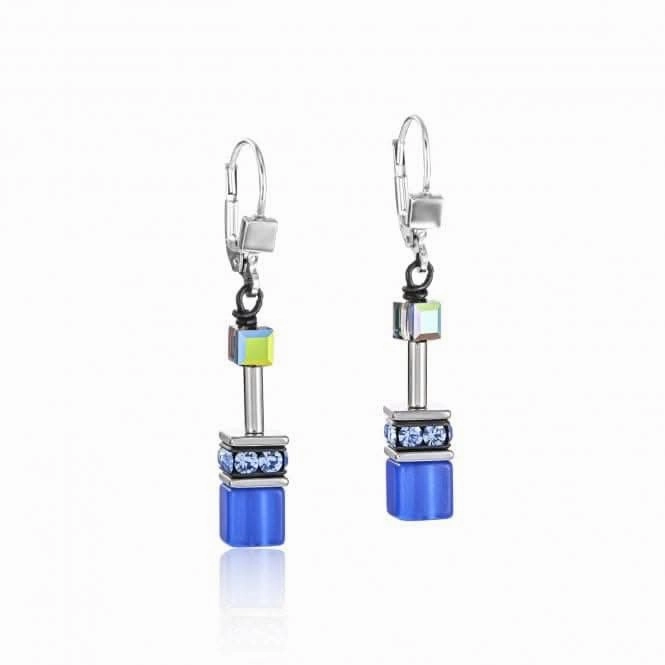 GeoCUBE Cobalt Blue Earrings 4014/20-0712