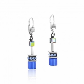 GeoCUBE Cobalt Blue Earrings 4014/20-0712