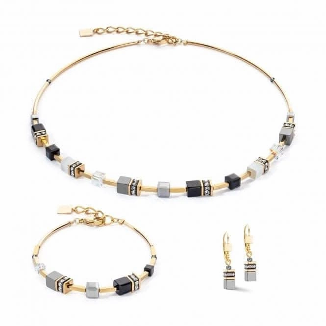GeoCUBE Iconic Lite Black Necklace 2800/10-1333