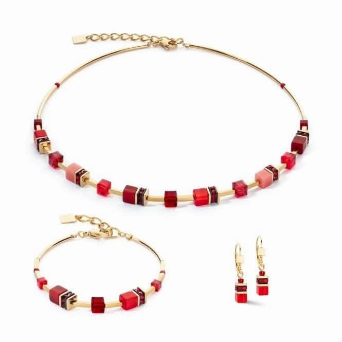 GeoCUBE Iconic Lite Red Earrings 2800/20-0300