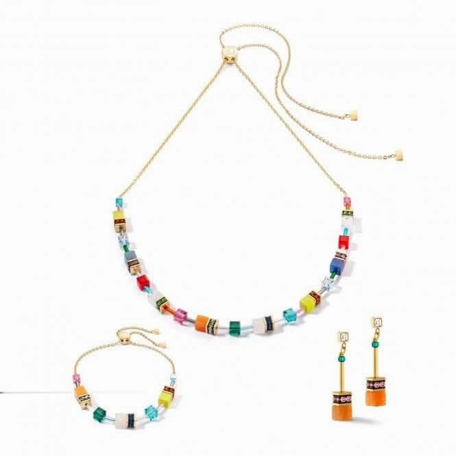 GeoCUBE Iconic Nature Dopamine Chain Earrings 3035/21-1582