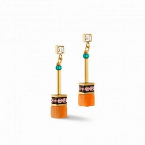 GeoCUBE Iconic Nature Dopamine Chain Earrings 3035/21-1582