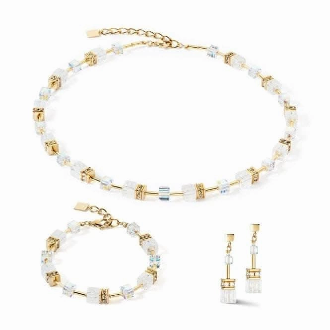 GeoCUBE Iconic Nature White-Gold Bracelet 3018/30-1416