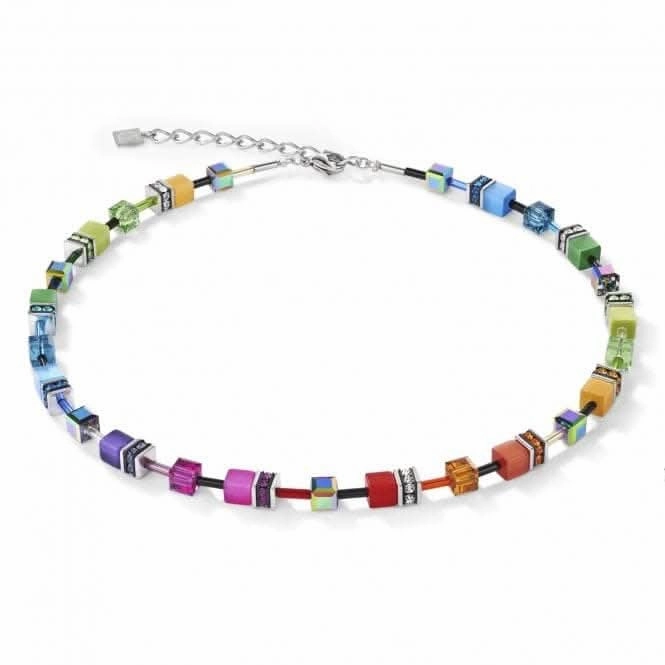GeoCUBE Multicolour Rainbow Necklace 2838/10-1520