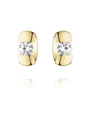 Georg Jensen Centenary 18ct Yellow Gold 0.40ct Diamond Earrings D