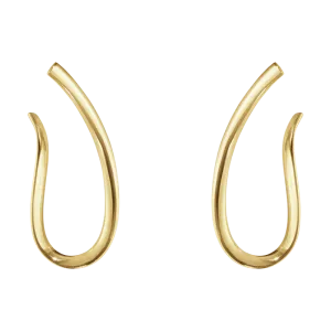 Georg Jensen Infinity 18ct Yellow Gold Hook Earrings