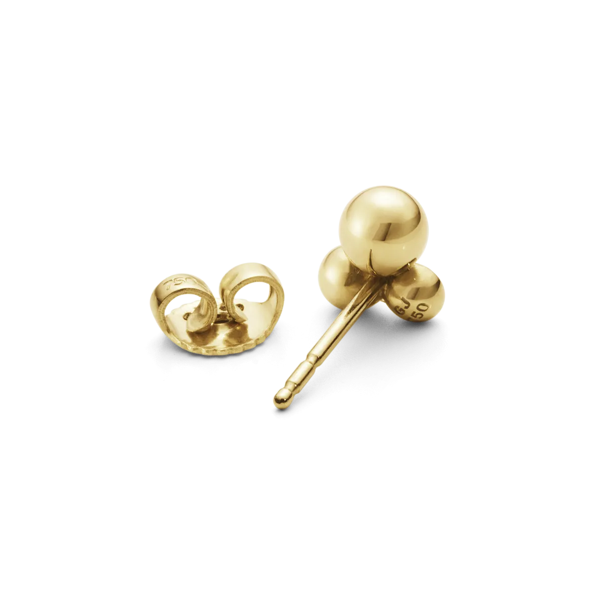 Georg Jensen Moonlight Grapes 18ct Yellow Gold Diamond Stud Earrings