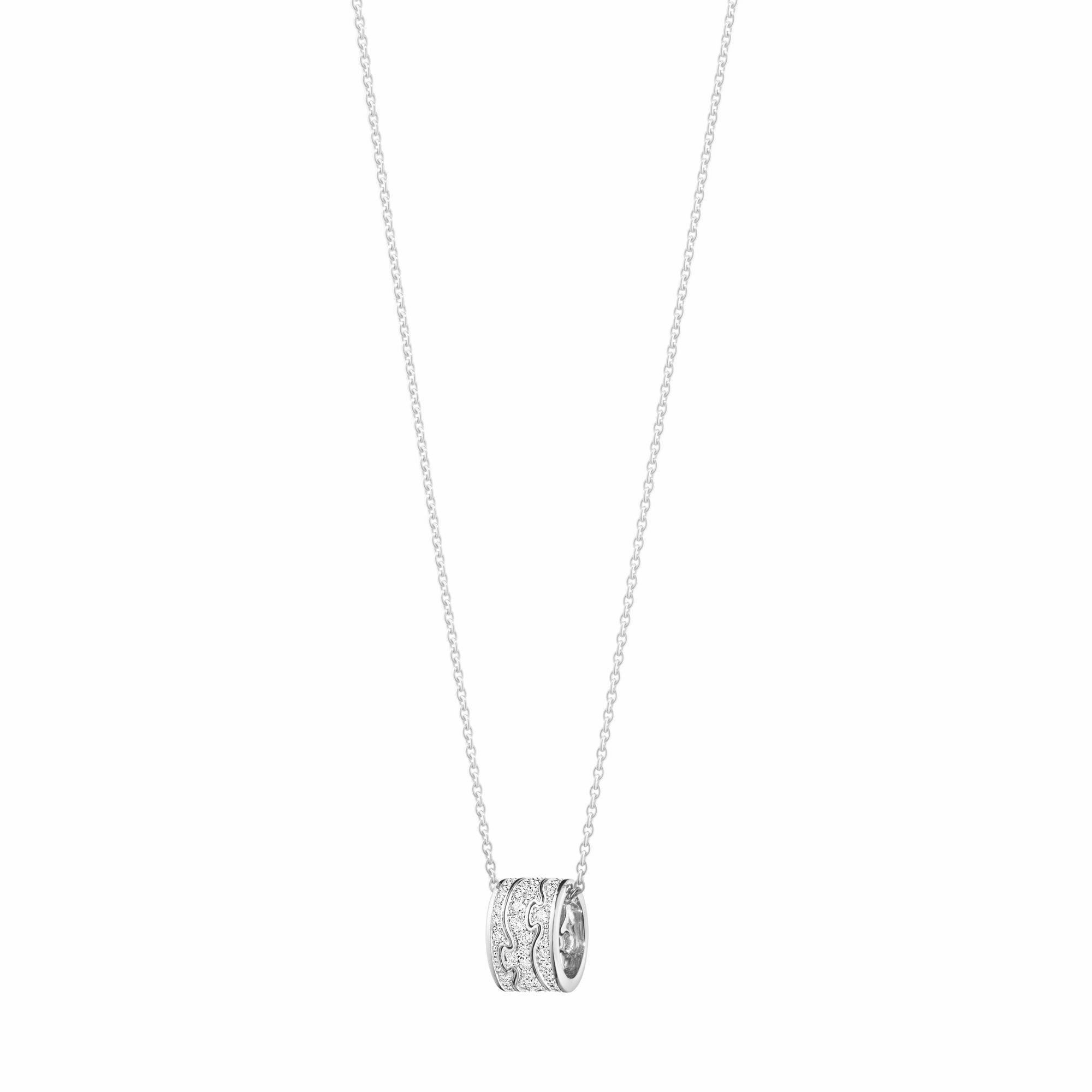 Georg Jensen Fusion 18ct White Gold 0.35ct Diamond Necklace