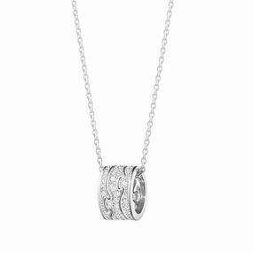 Georg Jensen Fusion 18ct White Gold 0.35ct Diamond Necklace