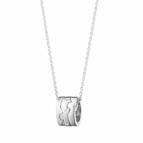 Georg Jensen Fusion 18ct White Gold Diamond Necklace